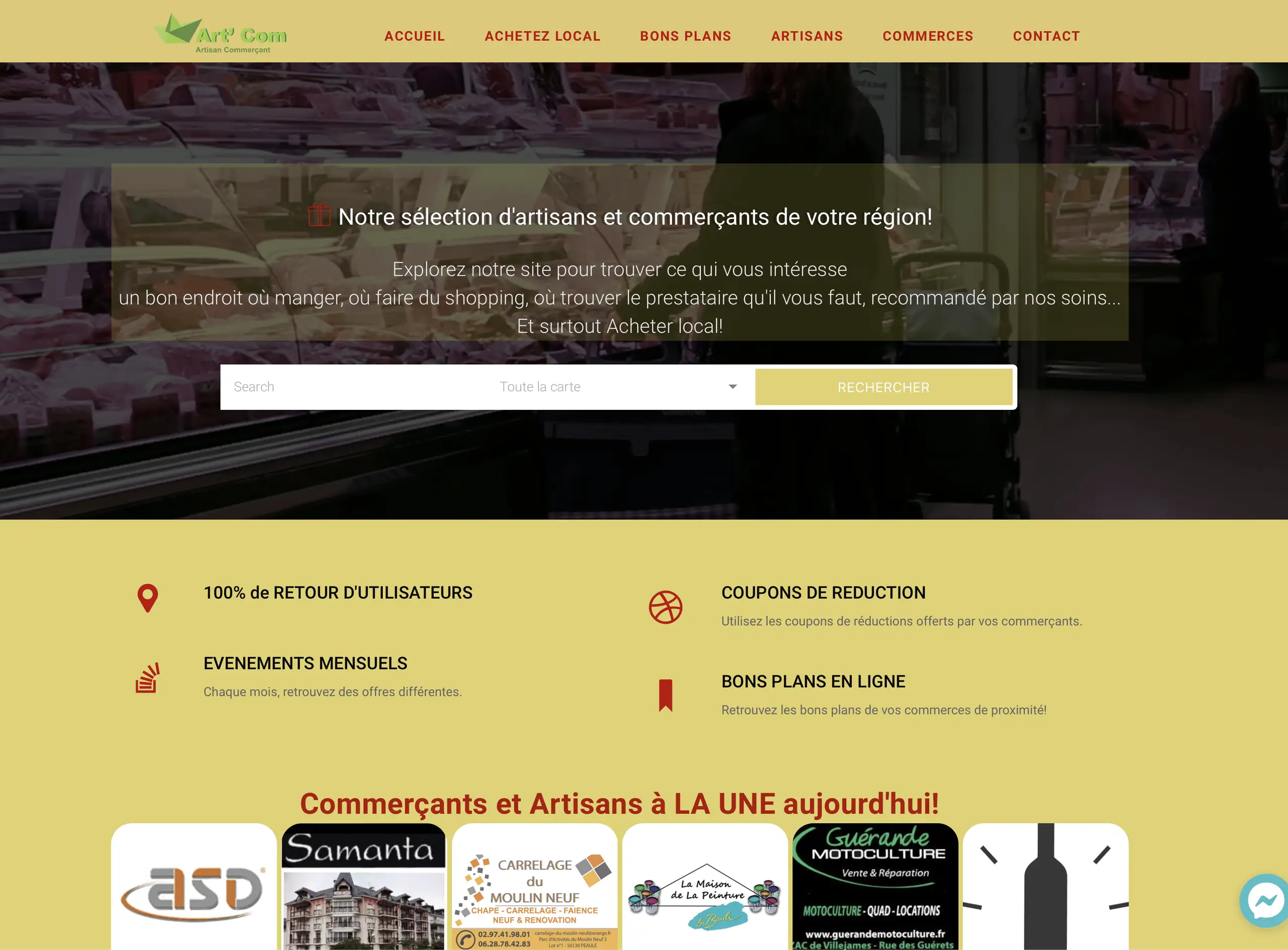 Annuaire des artisans et commerçants